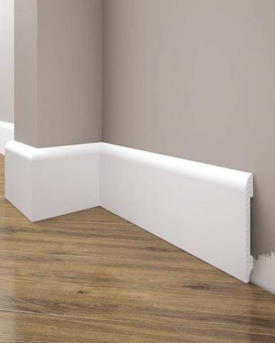 Podlahová lišta Elegance LPC-11-101 bílá mat