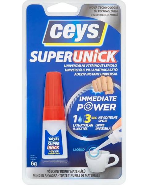 CEYS Lepidlo Ceys Superunick Immediate Power univerzální vteřinové 6 g