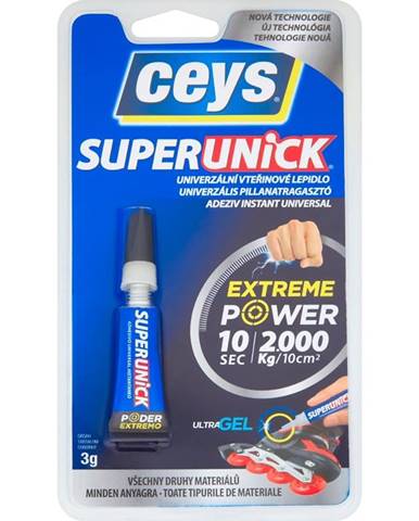 Univerzální lepidlo vteřinové Ceys Superunick Extreme Power 3 g