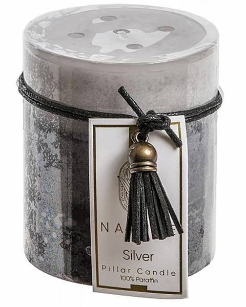 BAUMAX Vonná svíčka 'silver tinsel' SW04202