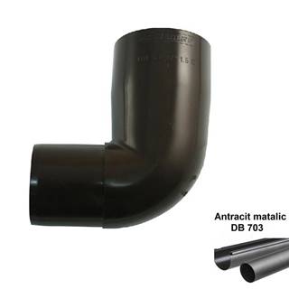 Koleno svodu antracit-metalic 105 mm/67