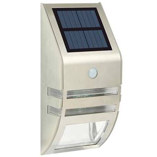 Solární svítidlo LED  s pohybovým čidlem stříbrné TR 619