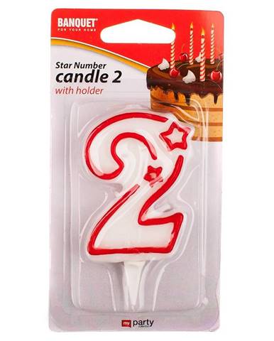 Narozeninová svíčka "2"