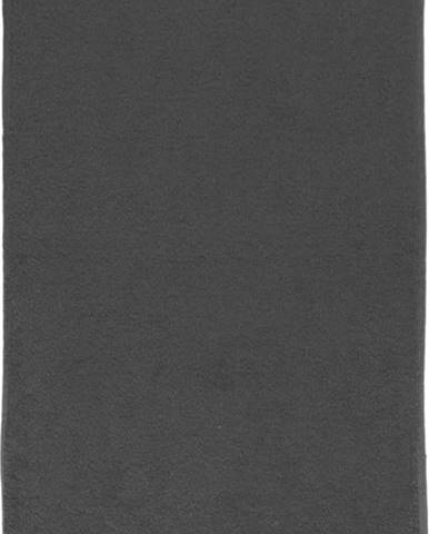 Tmavě šedý bavlněný ručník Boheme Alfa, 30 x 50 cm