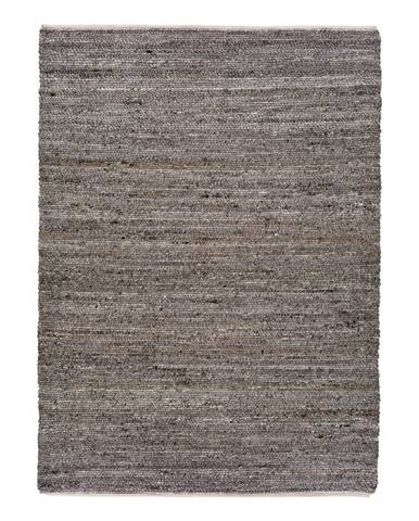 Hnědý koberec z recyklovaného plastu Universal Cinder, 60 x 110 cm
