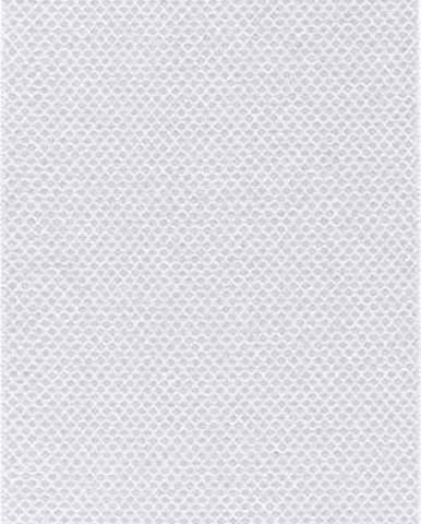 Světle šedý běhoun vhodný do exteriéru Narma Diby, 70 x 150 cm