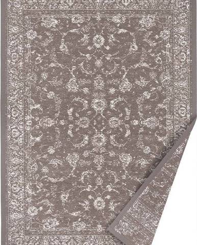 Tmavě hnědý oboustranný koberec Narma Sagadi, 70 x 140 cm