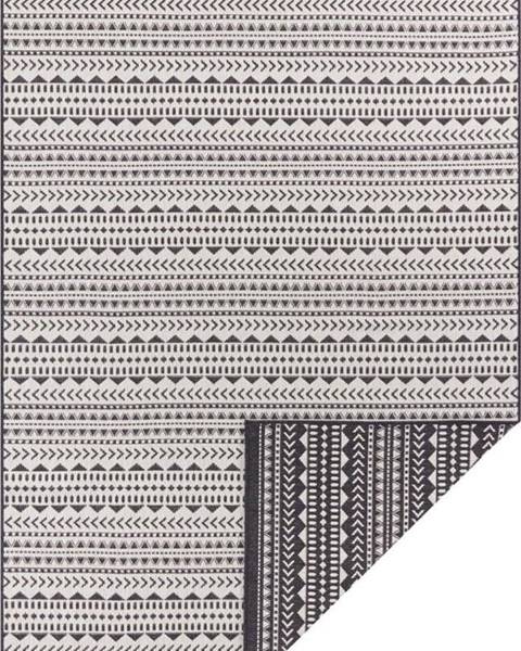 Ragami Černo-bílý venkovní koberec Ragami Kahira, 80 x 150 cm