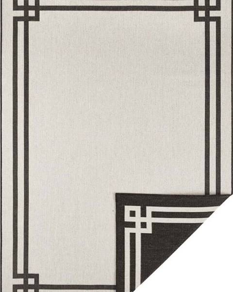 Bougari Černo-krémový venkovní koberec Bougari Manito, 160 x 230 cm