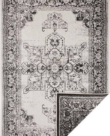 Černo-krémový venkovní koberec Bougari Borbon, 200 x 290 cm