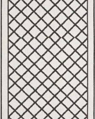 Černo-krémový venkovní koberec Bougari Sydney, 80 x 250 cm