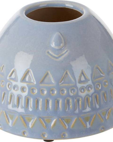 Modrá váza z kameniny Premier Housewares Mimo