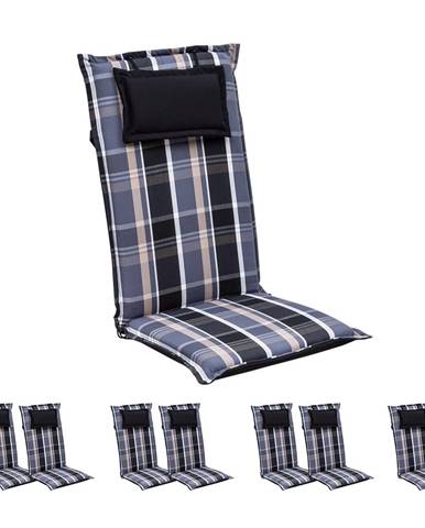 Blumfeldt Elbe, čalouněná podložka, podložka na židli, podložka na vyšší polohovací křeslo, na zahradní židli, dralon, 50 × 120 × 8 cm