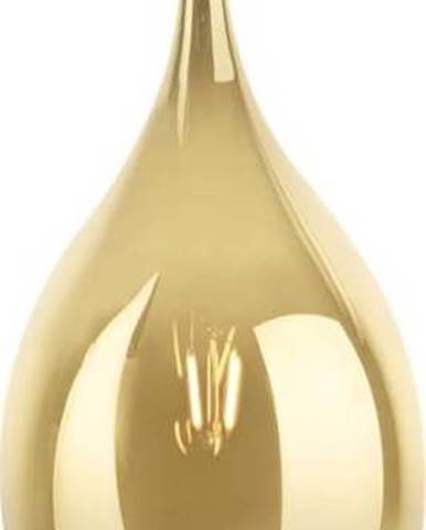 Skleněné závěsné svítidlo ve zlaté barvě Leitmotiv Drup, ø 20 cm