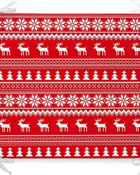 Minimalist Cushion Covers Vánoční podsedák s příměsí bavlny Minimalist Cushion Covers Stockings, 42 x 42 cm