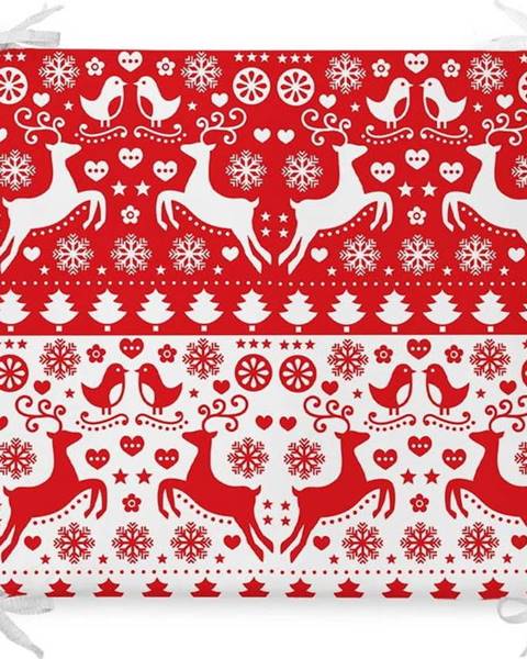 Minimalist Cushion Covers Vánoční podsedák s příměsí bavlny Minimalist Cushion Covers Xmas Ginderbread, 42 x 42 cm