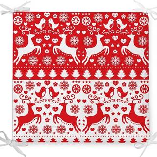 Vánoční podsedák s příměsí bavlny Minimalist Cushion Covers Xmas Ginderbread, 42 x 42 cm