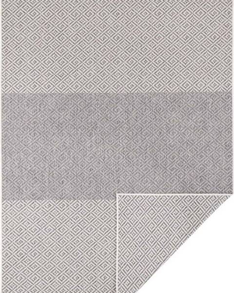 Bougari Světle šedý oboustranný venkovní koberec NORTHRUGS Borneo, 80 x 150 cm