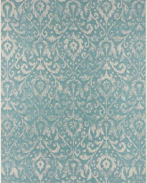 Bougari Tyrkysovo-béžový venkovní koberec NORTHRUGS Hatta, 160 x 230 cm