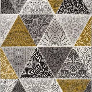 Šedo-žlutý koberec Universal Amy Grey, 160 x 230 cm