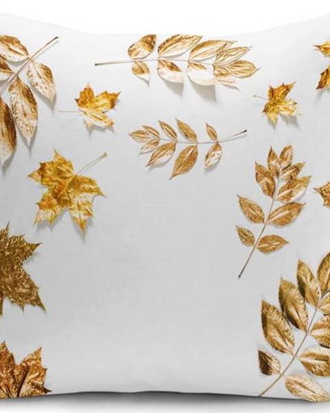 Minimalist Cushion Covers Povlak na polštář Minimalist Cushion Covers Golden Leaves, 42 x 42 cm