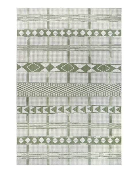 Zeleno-béžový venkovní koberec Ragami Madrid, 200 x 290 cm