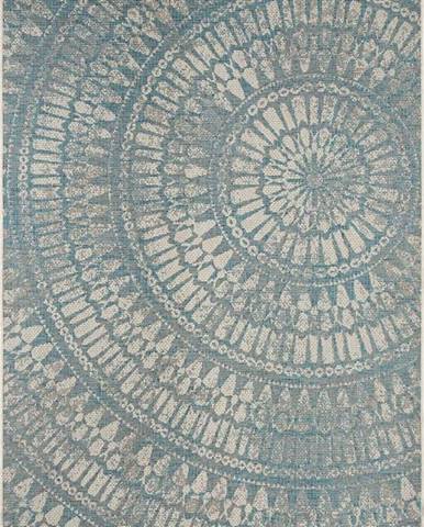 Šedomodrý venkovní koberec NORTHRUGS Amon, 200 x 290 cm