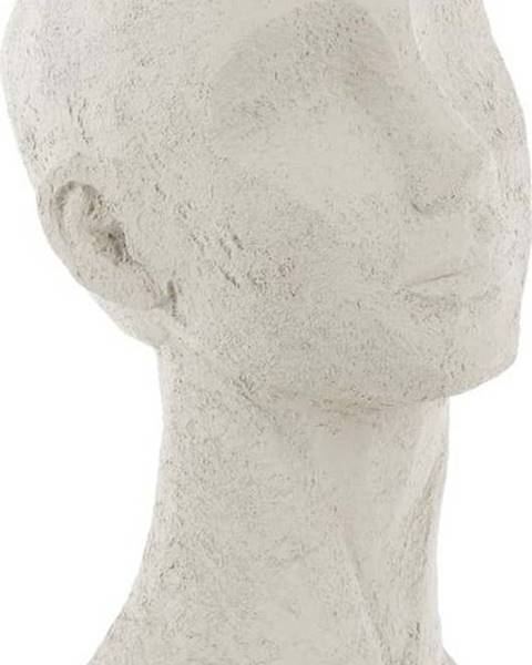 PT LIVING Slonovinově bílá dekorativní soška PT LIVING Face Art, výška 28,4 cm