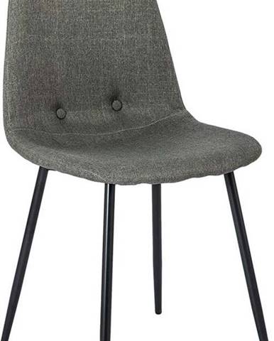Sada 2 tmavě šedých jídelních židlí Bonami Essentials Lissy