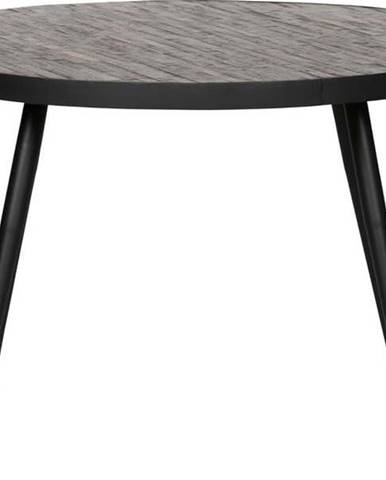 Černý jídelní stůl WOOOD Vic, ⌀ 120 cm