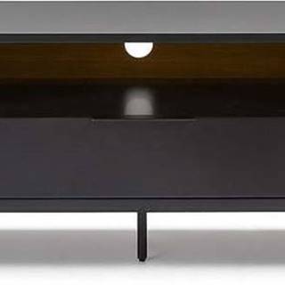 Černo-hnědý TV stolek Kave Home SAVOI, 170 x 50 cm