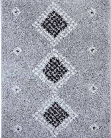 Šedý koberec Mint Rugs Cassia, 80 x 150 cm