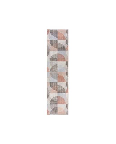 Šedo-růžový koberec Flair Rugs Centro, 60 x 230 cm
