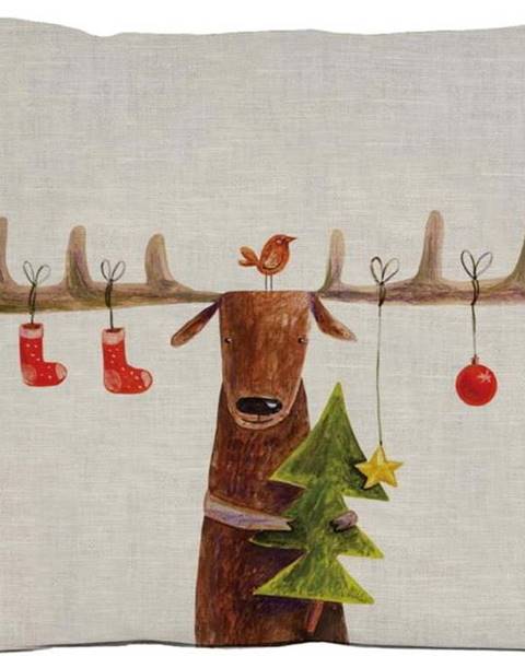 Little Nice Things Vánoční polštář Little Nice Things Reindeer, 35 x 50 cm