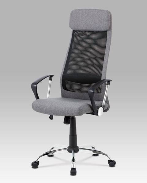 Smartshop Kancelářská židle KA-V206 GREY, šedá/černá