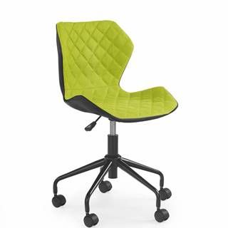 Dětská židle MATRIX, černá/zelená