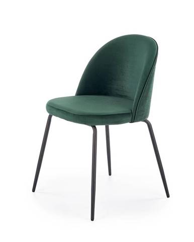 Jídelní židle K-314, tmavě zelená
