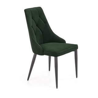 Jídelní židle K-365, tmavě zelená