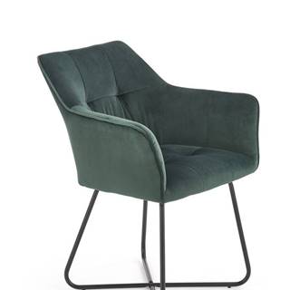 Jídelní židle K-377, tmavě zelená