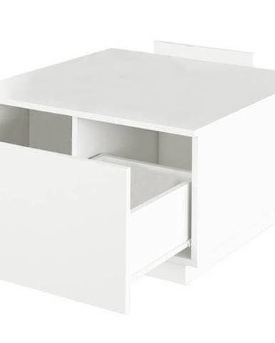 Konferenční stolek, bílá, DALAN