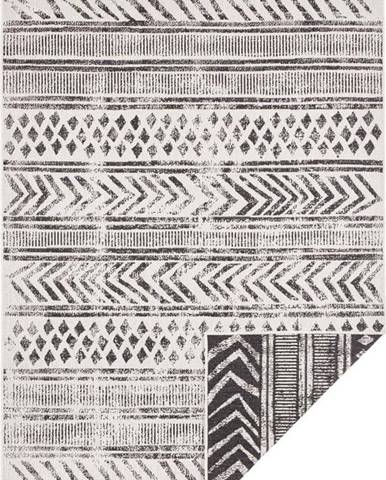 Černo-krémový venkovní koberec NORTHRUGS Biri, 200 x 290 cm
