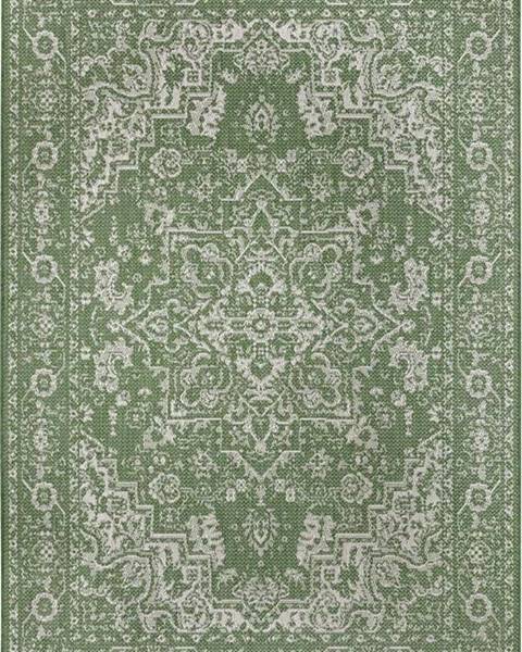 Zeleno-béžový venkovní koberec Ragami Vienna, 200 x 290 cm