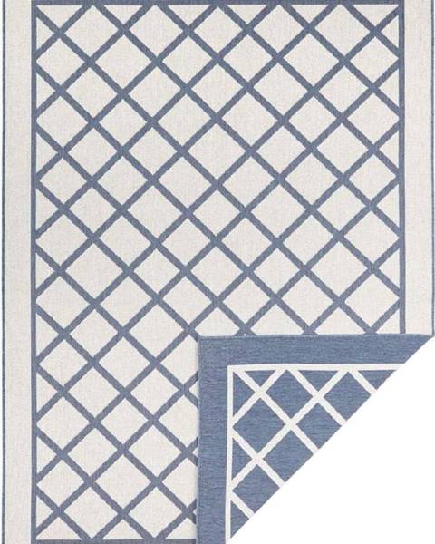 Bougari Modro-krémový venkovní koberec NORTHRUGS Sydney, 150 x 80 cm