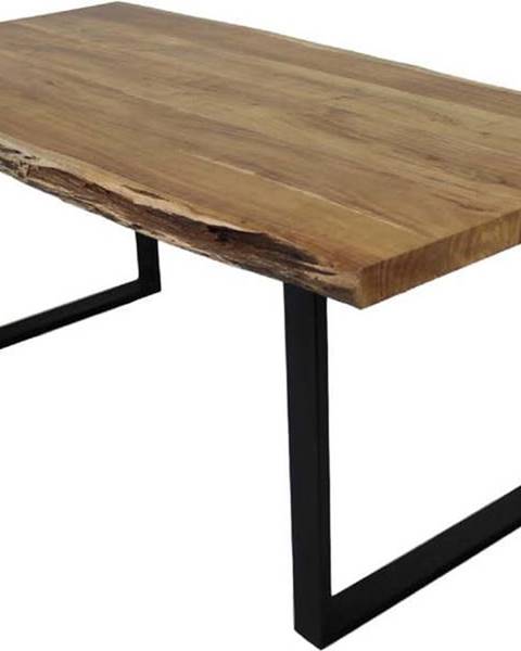 HSM collection Jídelní stůl s deskou z neopracovaného akátového dřeva HSM collection SoHo, 280 x 100 cm