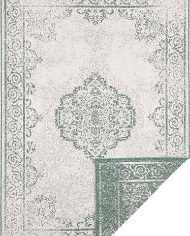 Zeleno-krémový venkovní koberec Bougari Cebu, 120 x 170 cm