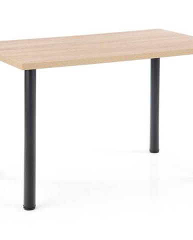 Jídelní stůl MODEX 2 120, dub sonoma/černá