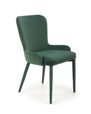 Jídelní židle K425, tmavě zelená