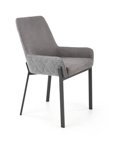 Jídelní židle K439, šedá/šedá