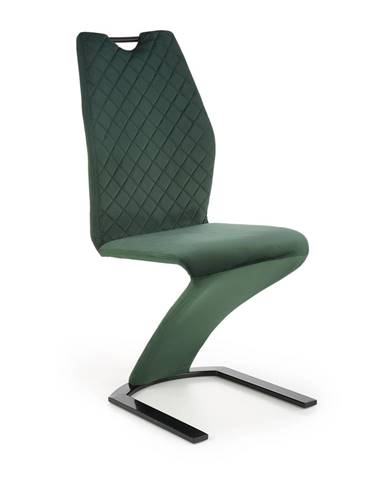 Jídelní židle K442,  tmavě zelená