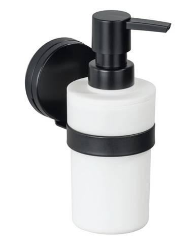 Černo-bílý nástěnný dávkovač mýdla Wenko Static-Loc® Plus